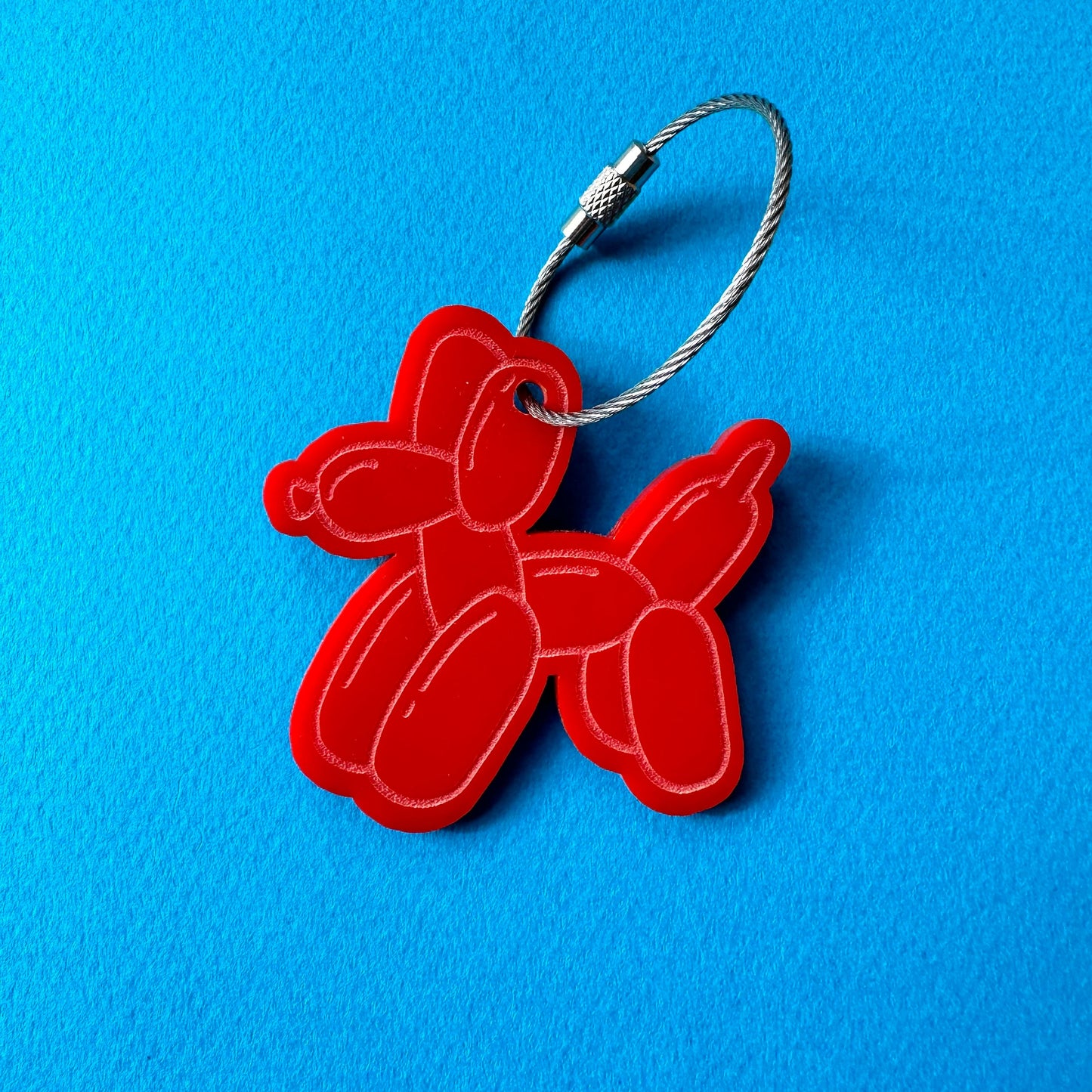Balloon Dog Keychain