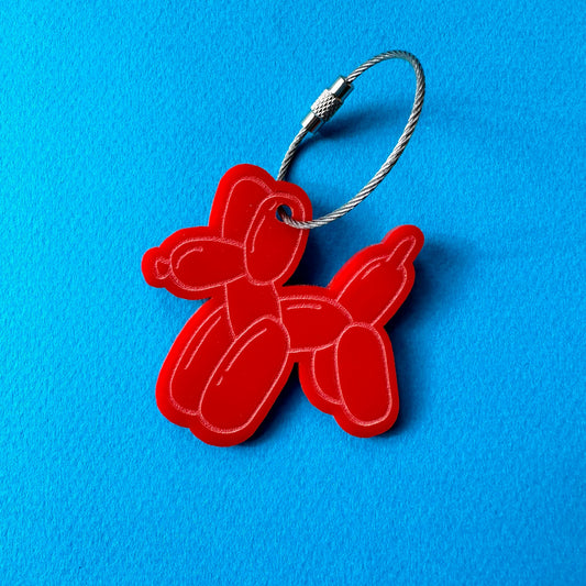 Balloon Dog Keychain