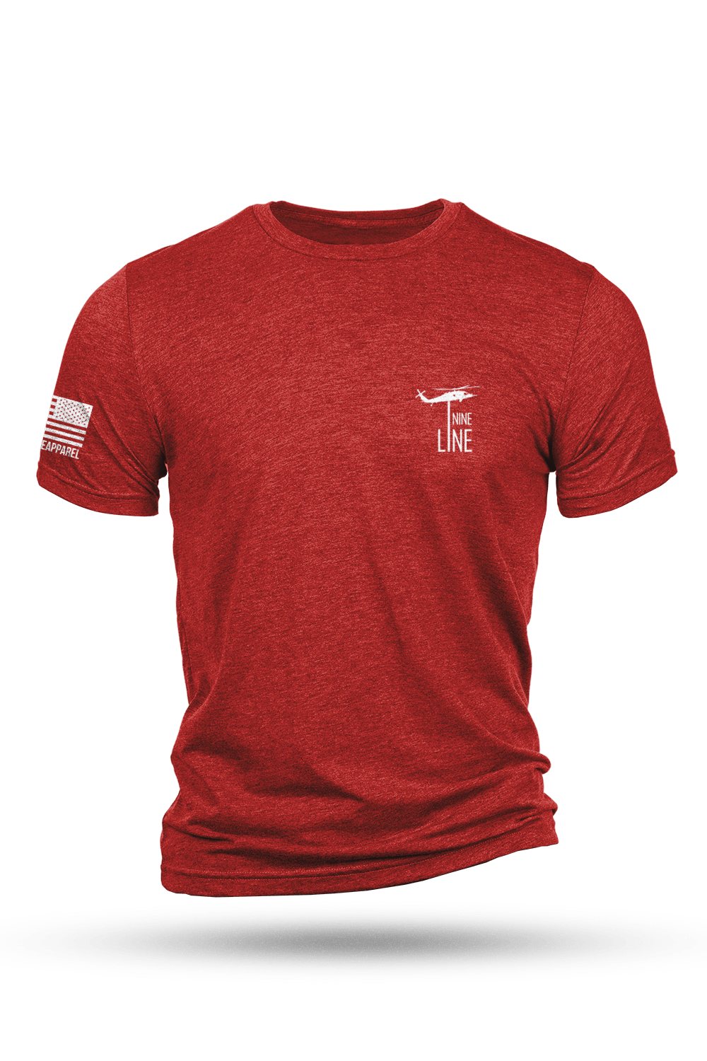 Men's Tri-Blend T-Shirt - Maltese Cross Schematic