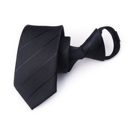 Zipper necktie Polyester Birthday Graduation Gifting Idea Adjustable Pre-Tied Neckwear