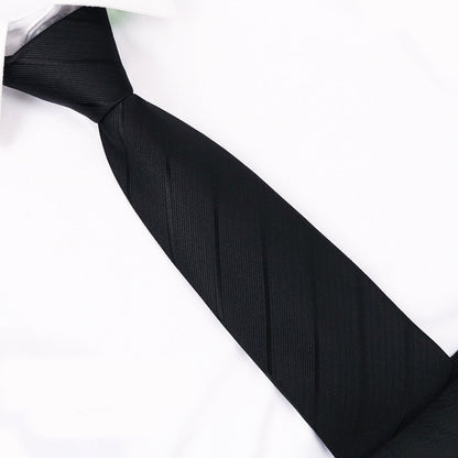Zipper necktie Polyester Birthday Graduation Gifting Idea Adjustable Pre-Tied Neckwear