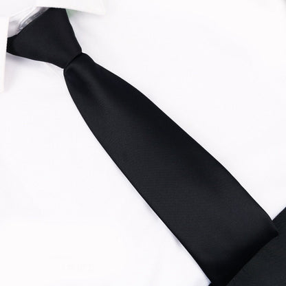 Zipper necktie Polyester Birthday Graduation Gifting Idea Adjustable Pre-Tied Neckwear