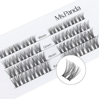 Ms. Panda Serenity DIY Lash Extension Kit - 10-16mm Mixed Clusters