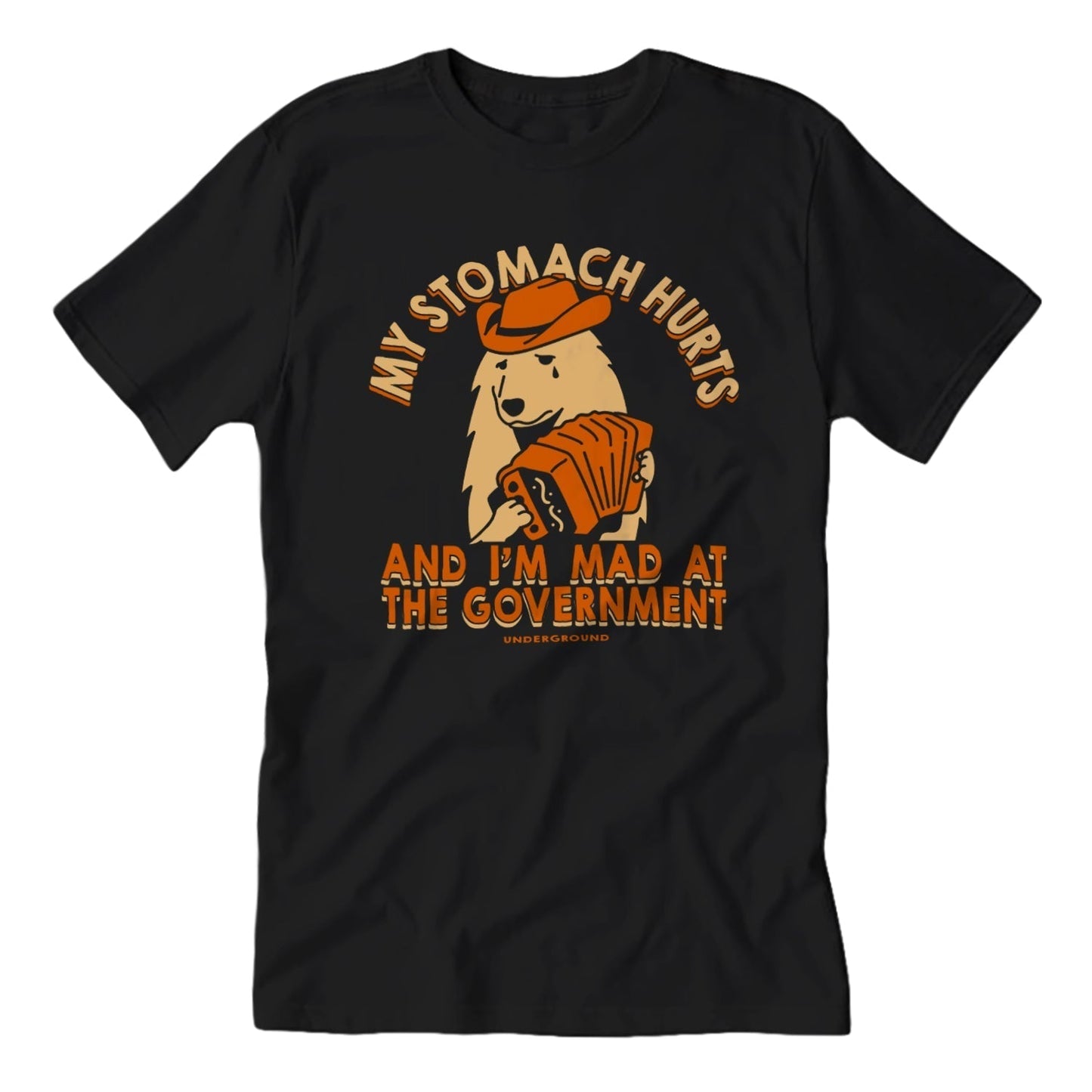 My Stomach Hurts and I'm Mad at the Government T-Shirt