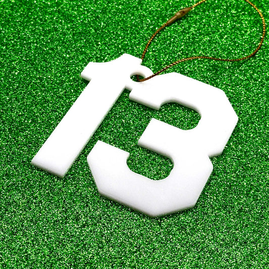 Number 13 Holiday Ornament