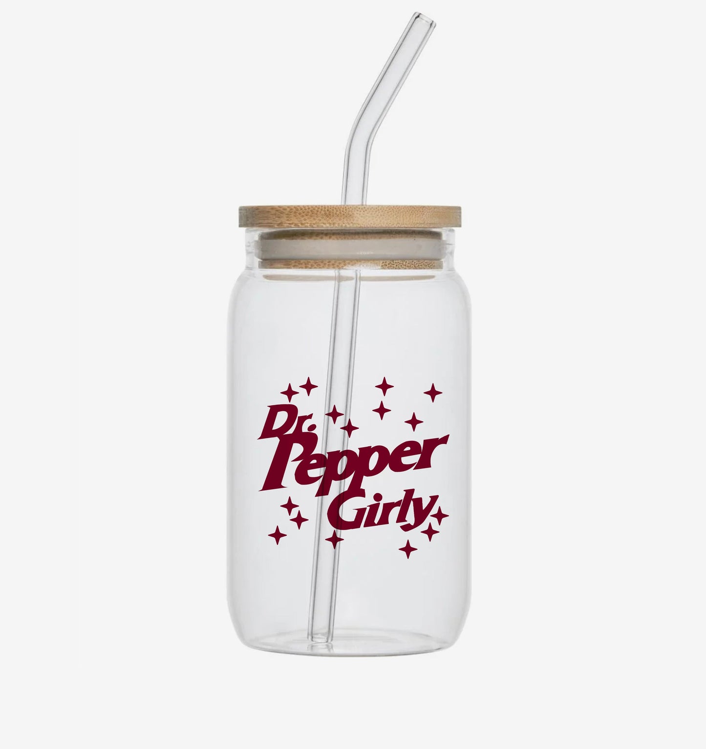 Dr. Pepper Girly Beer Can Glass