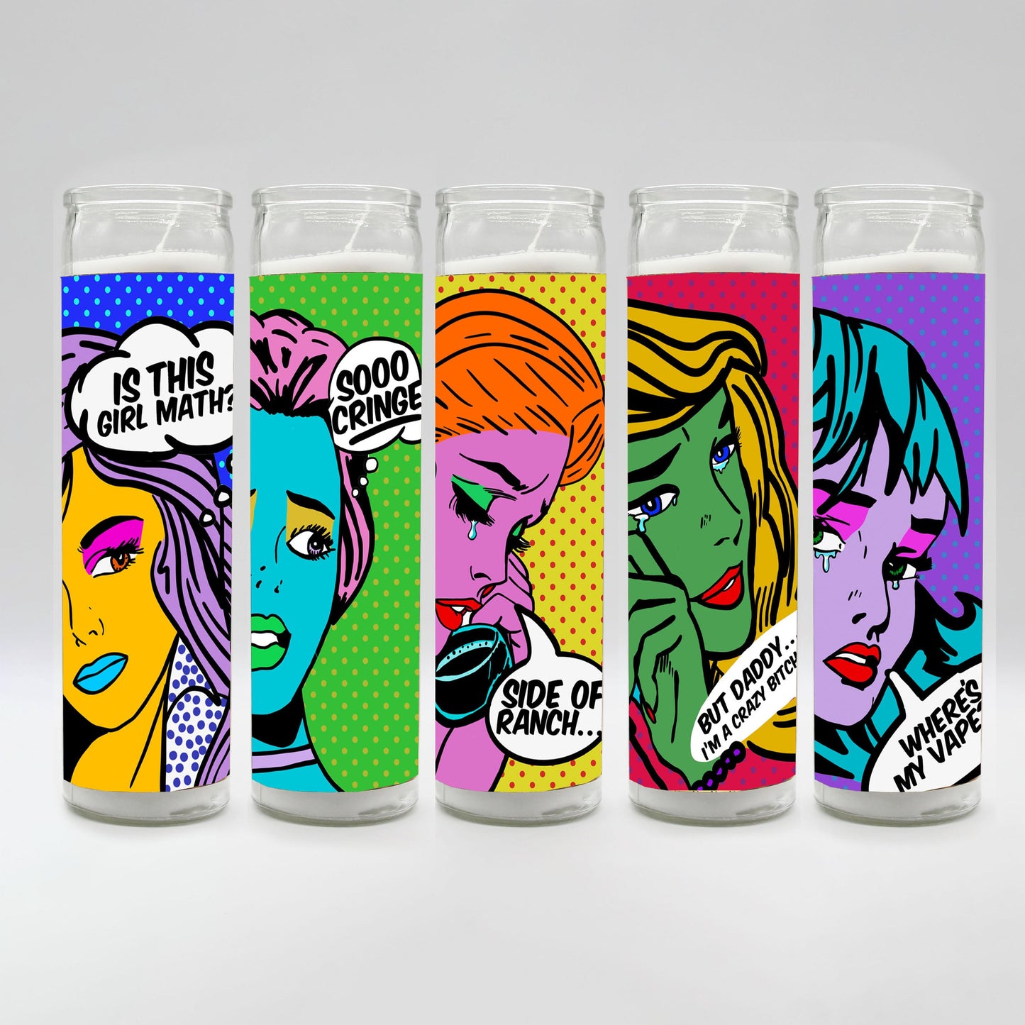 Saint Pop Art Girlies Candle Set