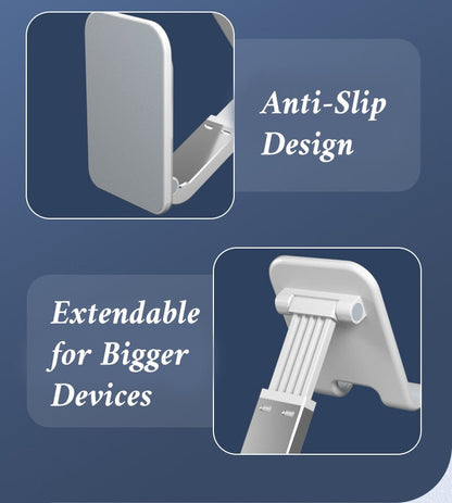 Q7 Cell Phone Desk Stand – Foldable, Strong, and Portable