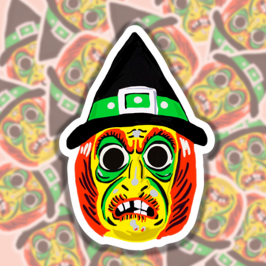 Witch Mask Sticker