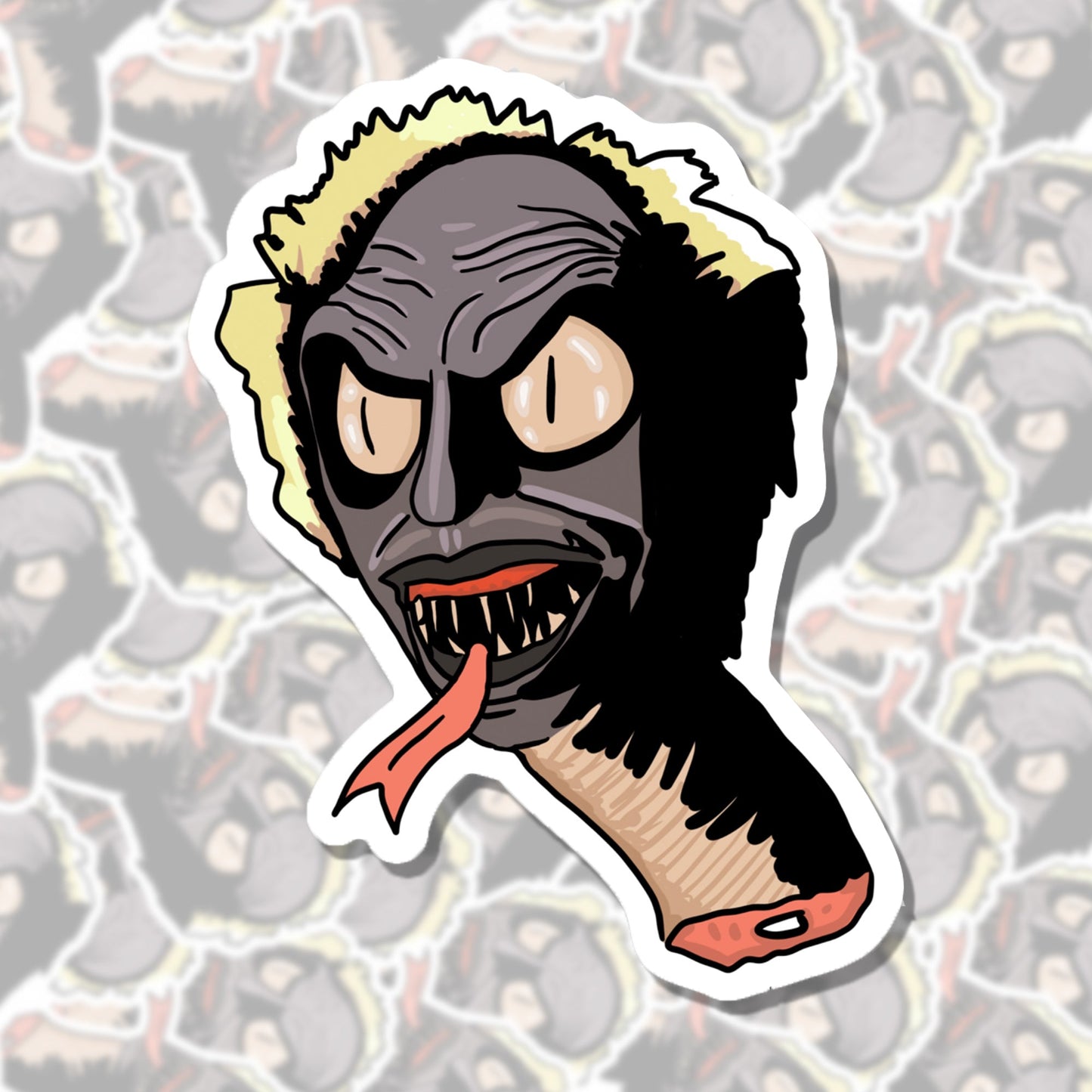 Beetlejuice - Snake Head Sticker