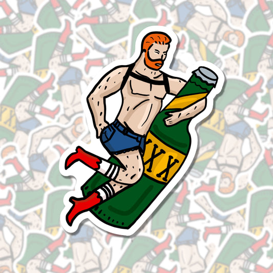 Boylesque Pinup Sticker