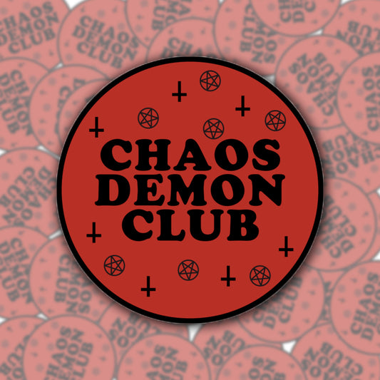 Chaos Demon Club Sticker
