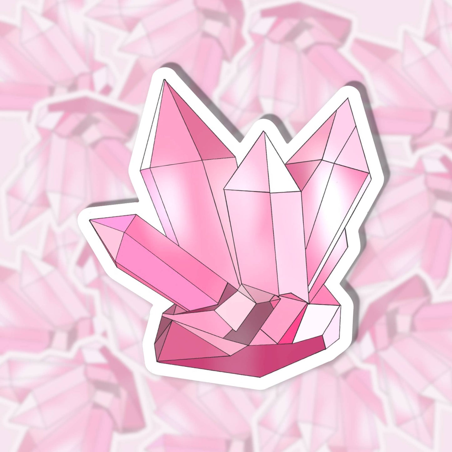 Crystal Sticker - Pink