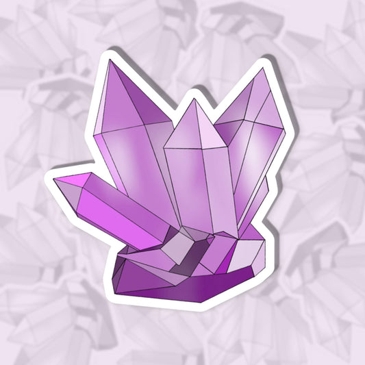 Crystal Sticker - Purple