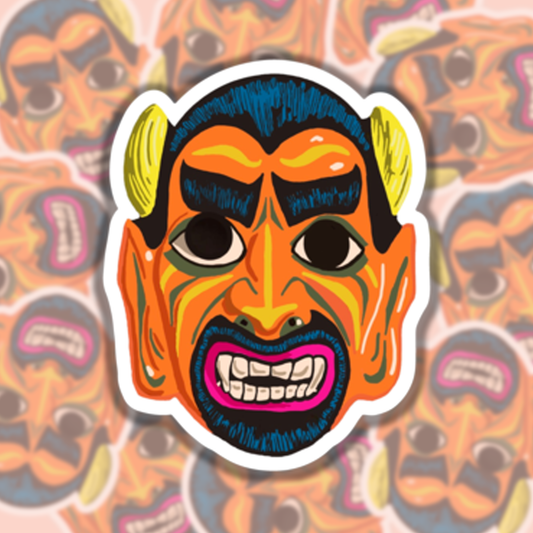 Devil Mask Sticker