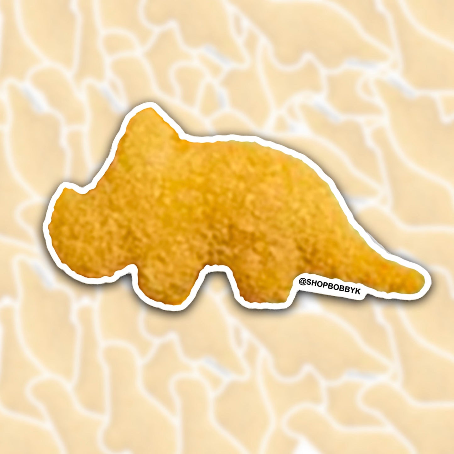 Dino Nugget No. 3 Sticker