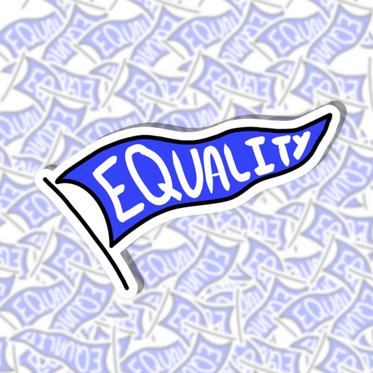 Equality Pennant Sticker