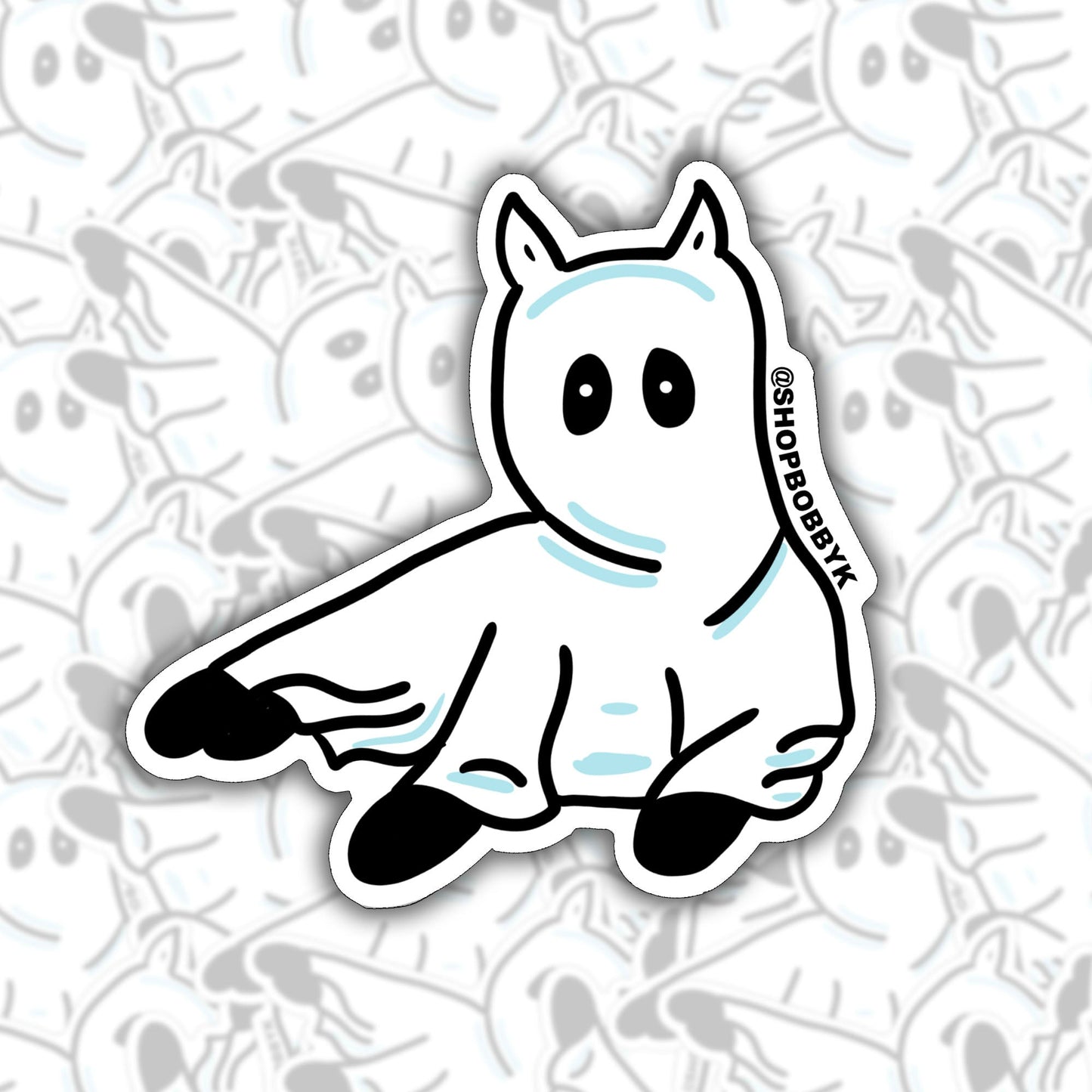 Ghost Cat No. 3 Sticker