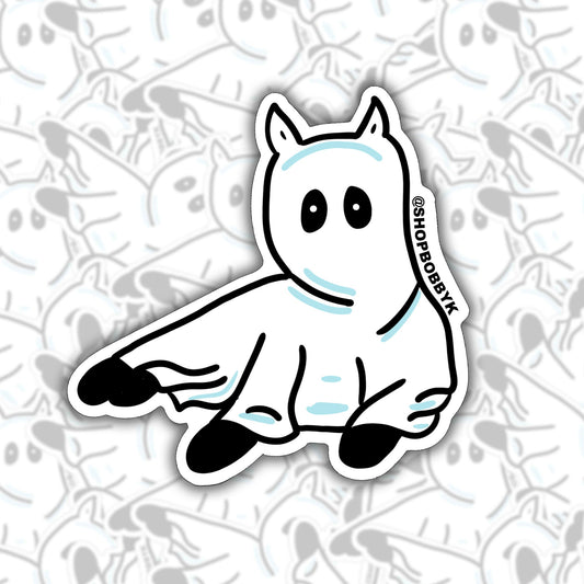 Ghost Cat No. 3 Sticker