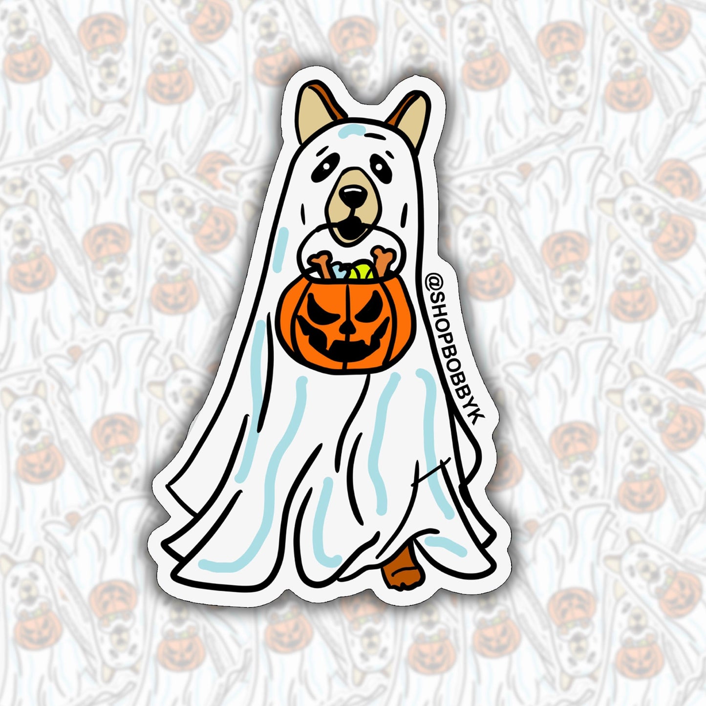 Ghost Dog No. 1 Sticker