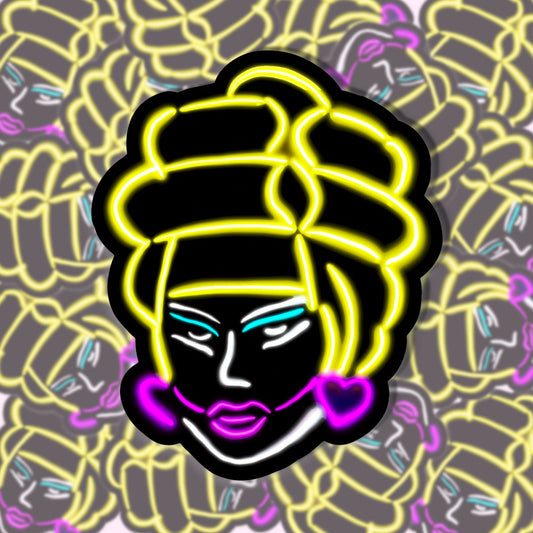 Neon Trixie Sticker