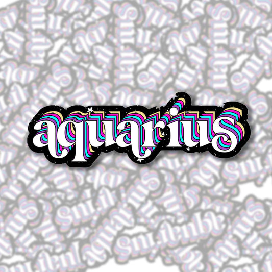 Zodiac - Aquarius Sticker