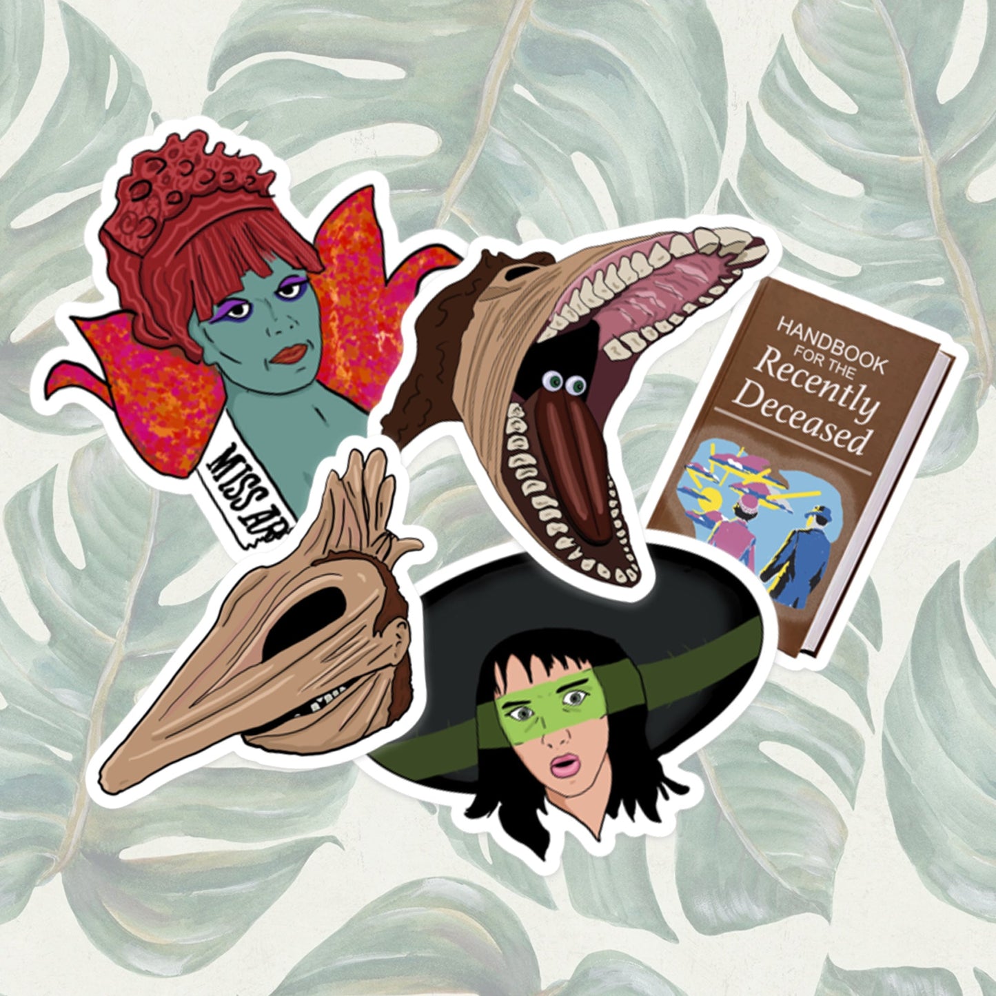 Beetlejuice Sticker Pack