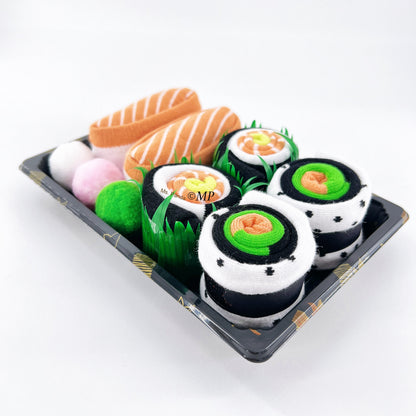 Sushi Socks Gift Box – 3 Pairs of Fun Novelty Socks for All