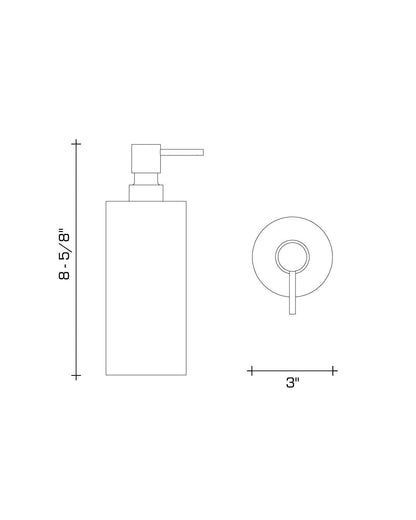 Tall Paavo Soap Dispenser