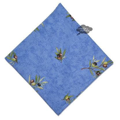 French Provencal napkin - Cotton - Clos des Oliviers blue | Label France