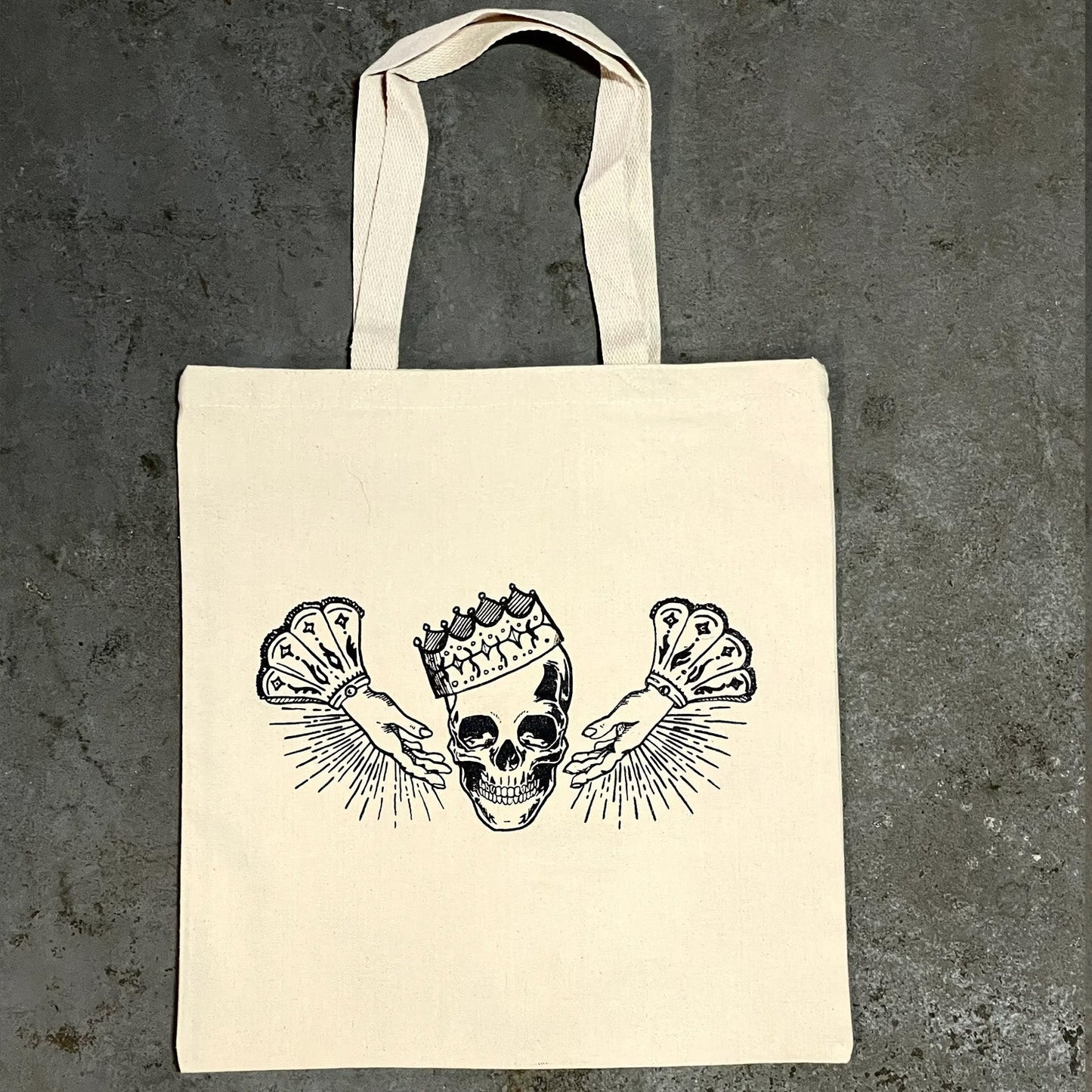 Skull Hands Tote Bag (Clearance)