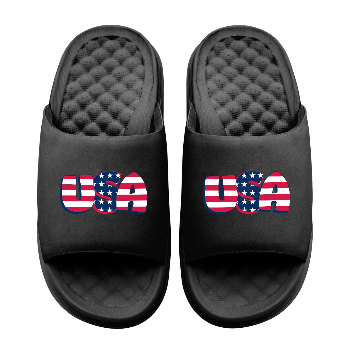 USA Flag Wordmark Slides
