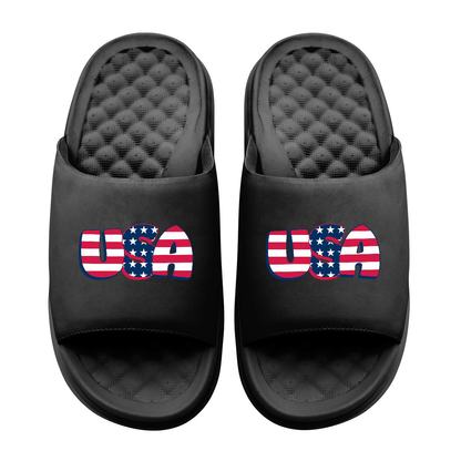 USA Flag Wordmark Slides