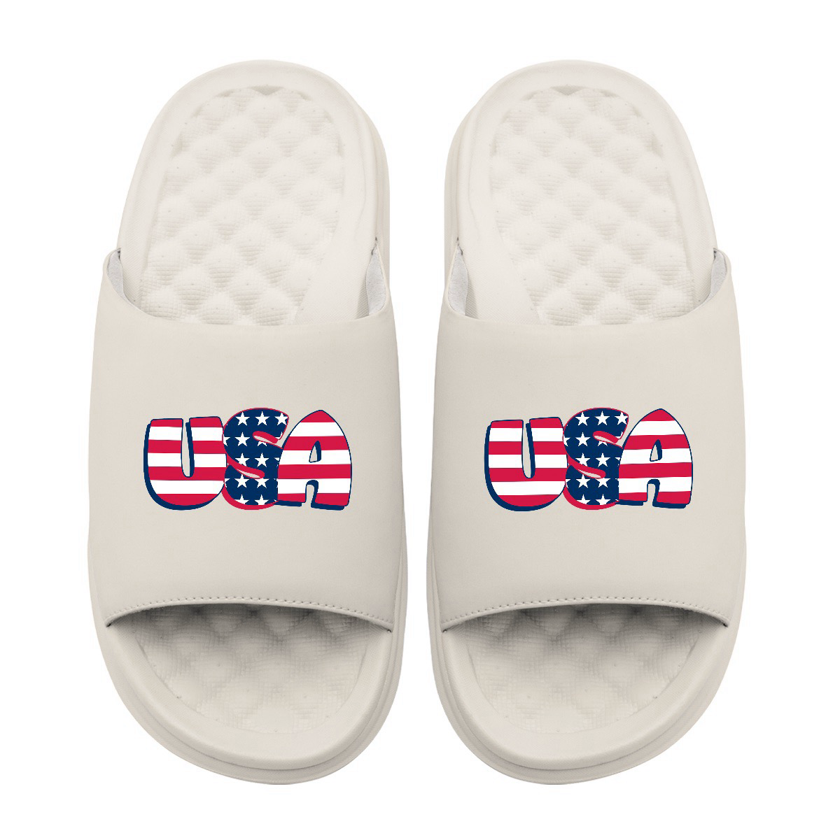 USA Flag Wordmark Slides