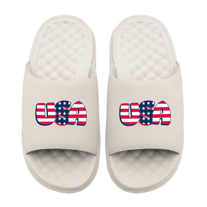 USA Flag Wordmark Slides