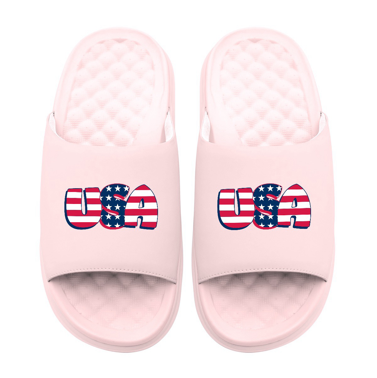 USA Flag Wordmark Slides