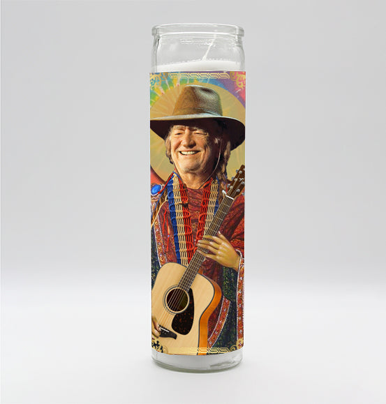 Saint Shotgun Willie Candle
