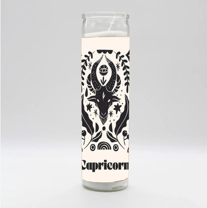 Zodiac Capricorn Candle