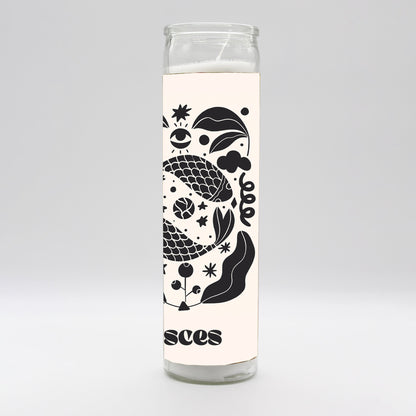 Zodiac Pisces Candle