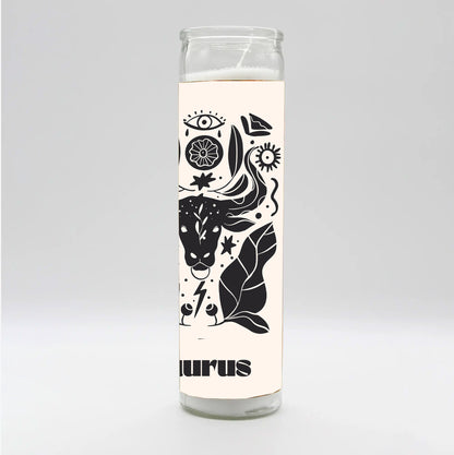 Zodiac Taurus Candle