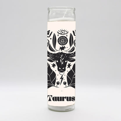 Zodiac Taurus Candle