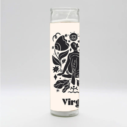 Zodiac Virgo Candle