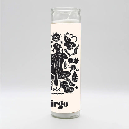 Zodiac Virgo Candle