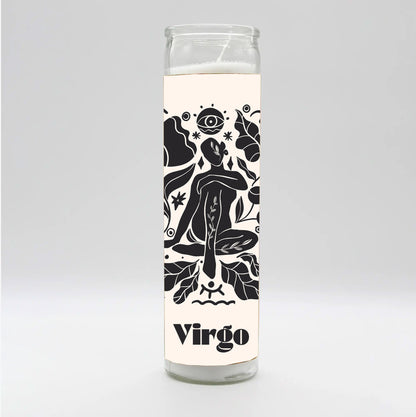 Zodiac Virgo Candle